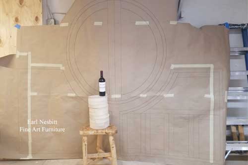 full size template of custom cabinet full size template of custom cabinet